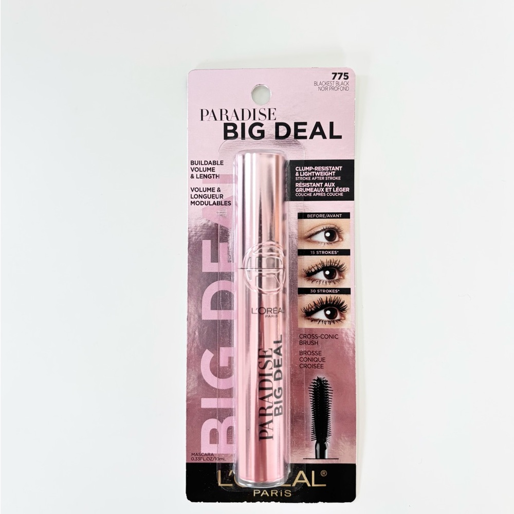 L’Oreal Paradise Big Deal Mascara (Blackest Black 775)